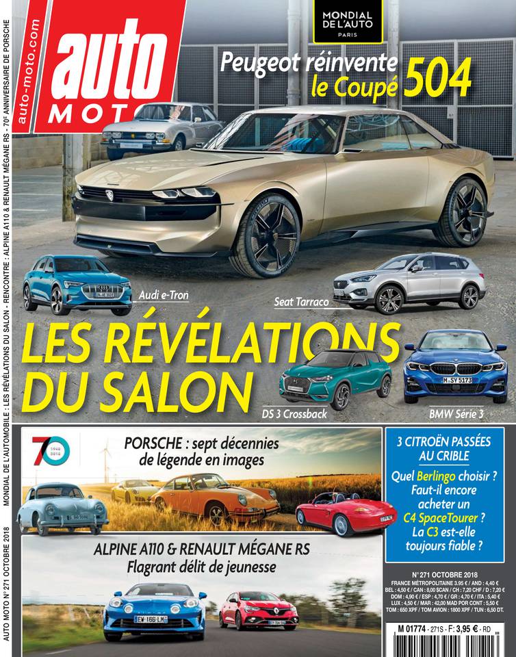 Auto Moto 04 octobre 2018 Abonnement Auto Moto Pas Cher avec le BOUQUET À LA CARTE ePresse.fr