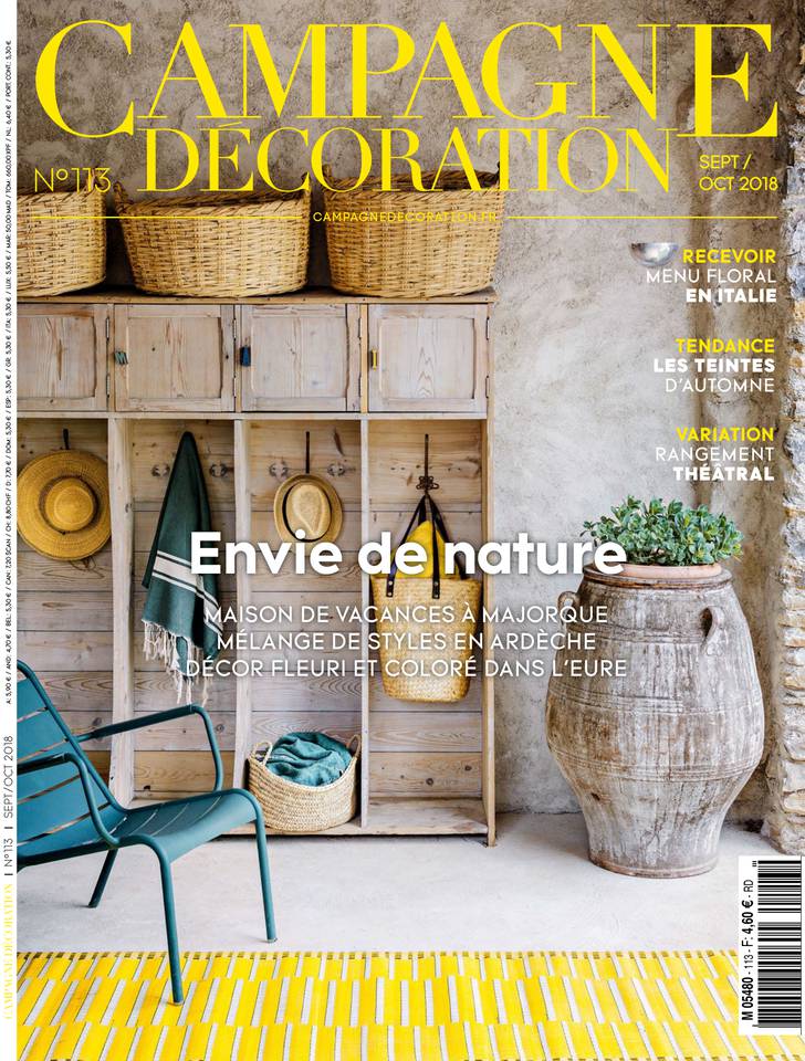 Campagne Décoration 02 septembre 2018 Campagne Décoration N°113 du 02 septembre 2018 à télécharger sur iPad