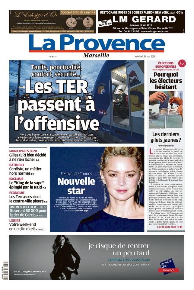 La Provence 24 mai 2019 La Provence - La Provence édition Marseille du 24 mai 2019