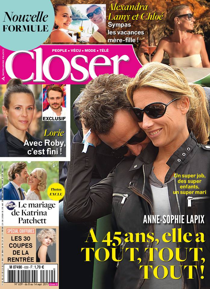 Closer 08 septembre 2017 Closer N°639 du 08 septembre 2017 à télécharger sur iPad