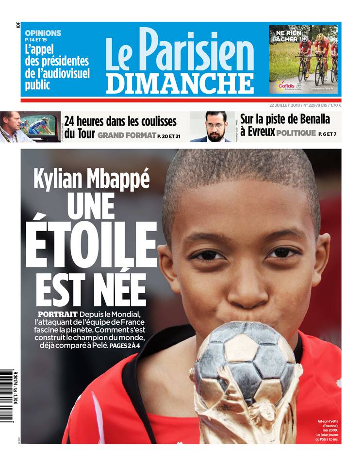 Le Parisien 22 juillet 2018 Abonnement Le Parisien Pas Cher avec le BOUQUET INFO ePresse.fr