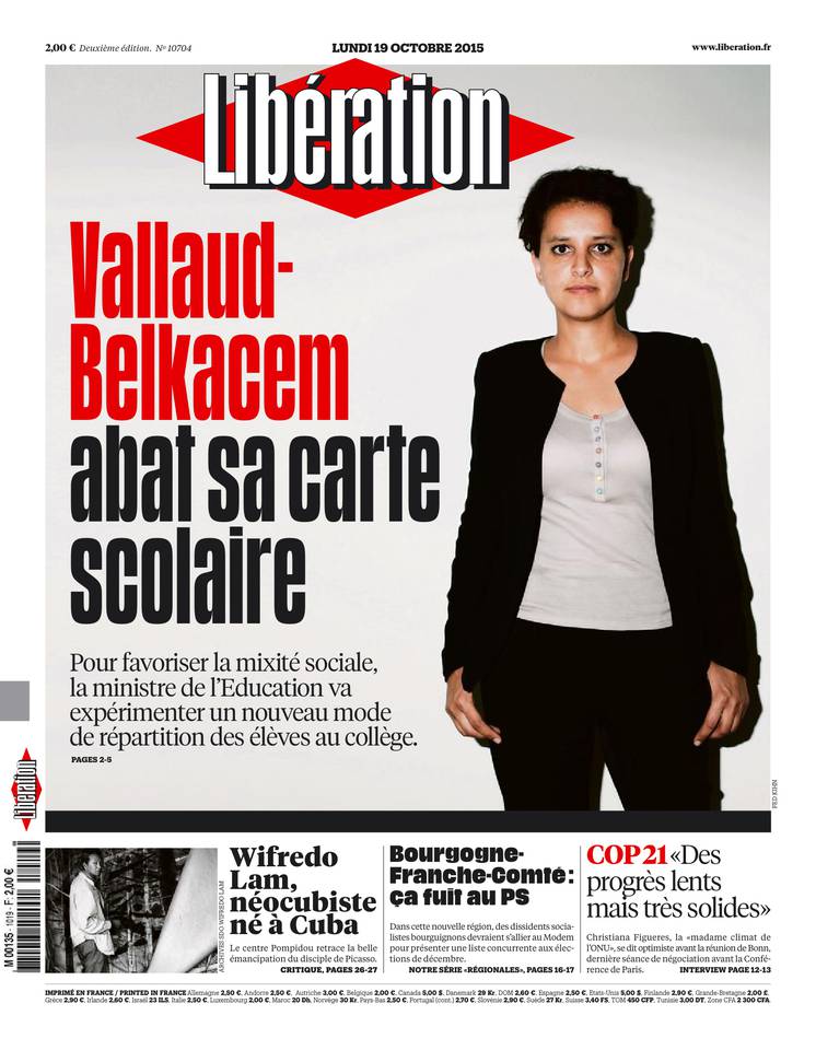 Libération 19 octobre 2015 Libération du 19 octobre 2015 à télécharger sur iPad