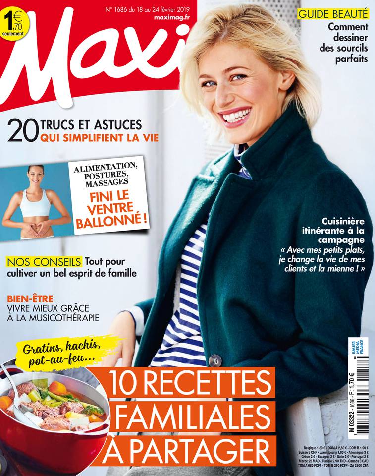 MAXI 18 février 2019 Abonnement à Maxi Pas Cher avec le BOUQUET ePresse.fr