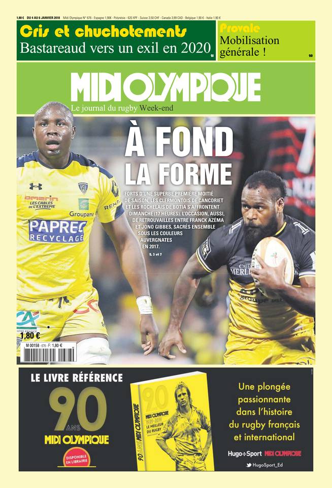 Midi Olympique Vert 04 janvier 2019 Midi Olympique Vert N°676 du 04 janvier 2019 à télécharger sur iPad