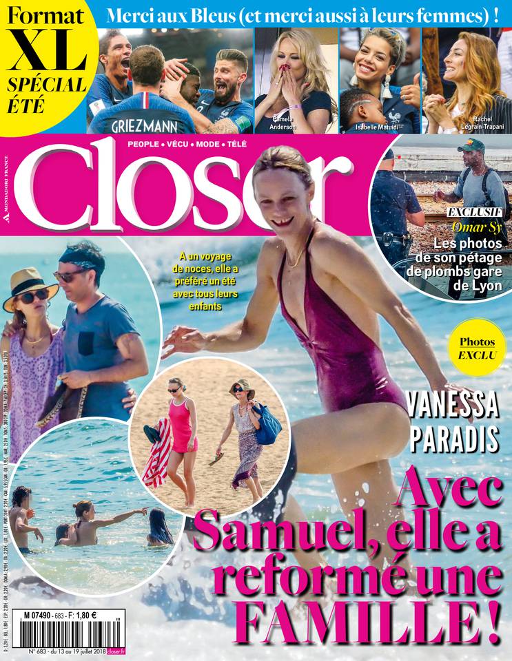Closer 13 juillet 2018 Abonnement à Closer Pas Cher avec le BOUQUET À LA CARTE ePresse.fr