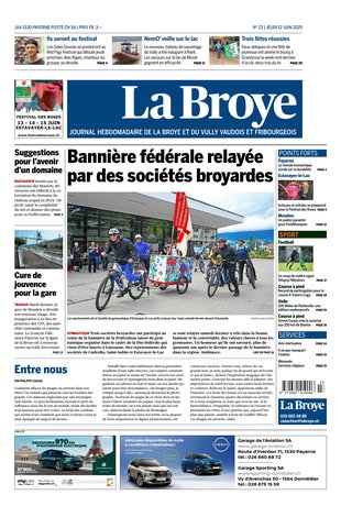 Couverture du magazine en date du 2025-06-12