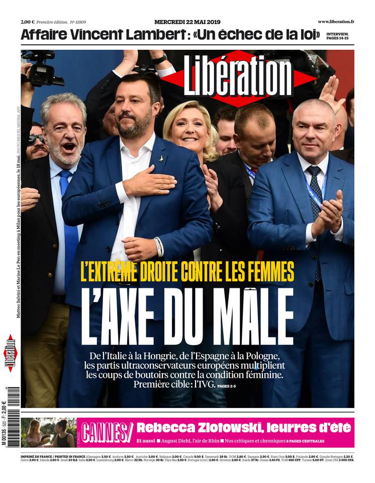 Libération 22 mai 2019 Libération du 22 mai 2019 à télécharger sur iPad