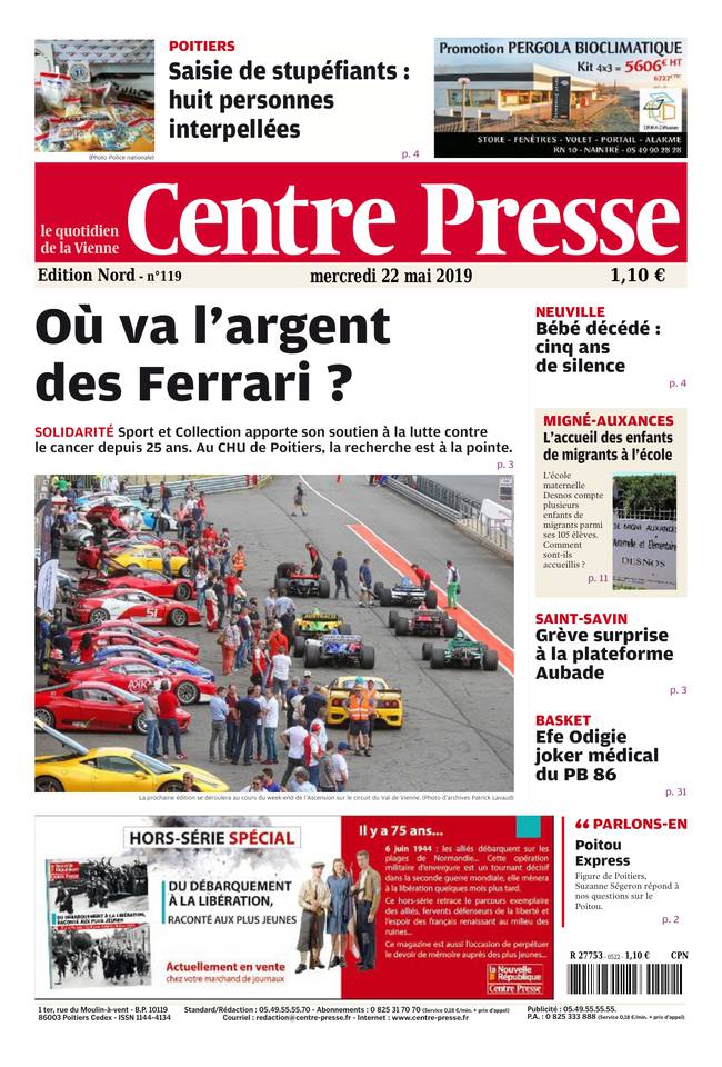 Centre Presse 22 mai 2019 Abonnement Centre Presse Pas Cher avec le BOUQUET INFO ePresse.fr