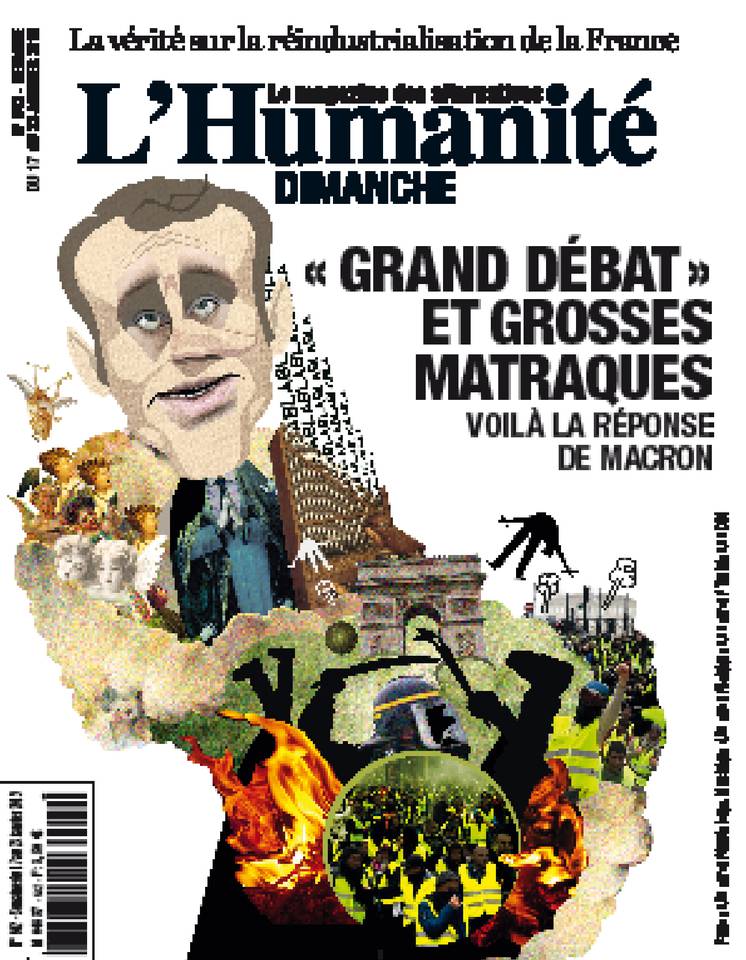 L'Humanité week-end 17 janvier 2019 Abonnement L’Huma Dimanche Pas Cher avec le BOUQUET INFO ePresse.fr