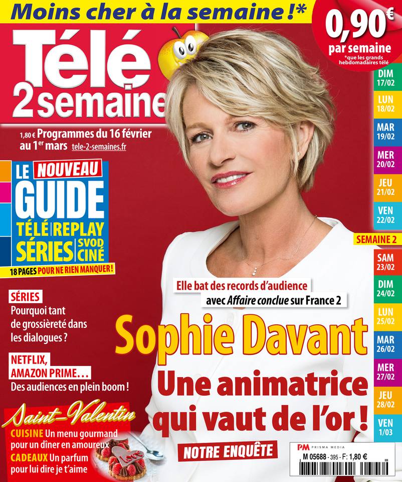 Télé 2 Semaines 11 février 2019 Télé 2 Semaines N°395 du 11 février 2019 à télécharger sur iPad