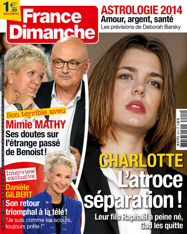 France Dimanche 03 janvier 2014 France Dimanche N°3514 du 03 janvier 2014 à télécharger sur iPad