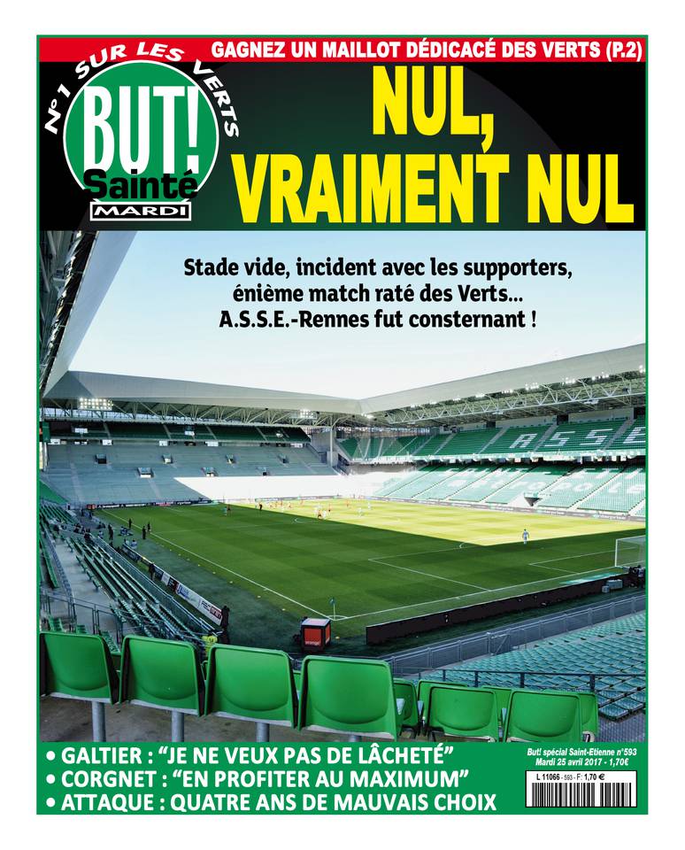 But! Sainté 25 avril 2017 But! Sainté N°593 du 25 avril 2017 à télécharger sur iPad