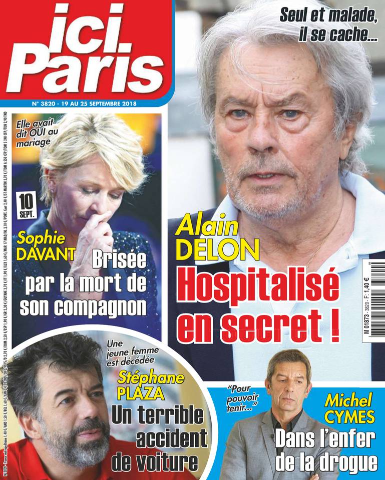 Ici Paris 19 septembre 2018 Ici Paris N°3820 du 19 septembre 2018 à télécharger sur iPad