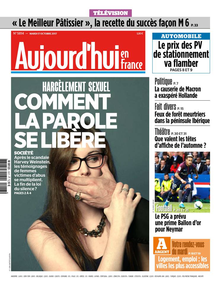 Aujourd'hui en France 17 octobre 2017 Abonnement Aujourd’hui en France Pas Cher avec le BOUQUET ePresse.fr
