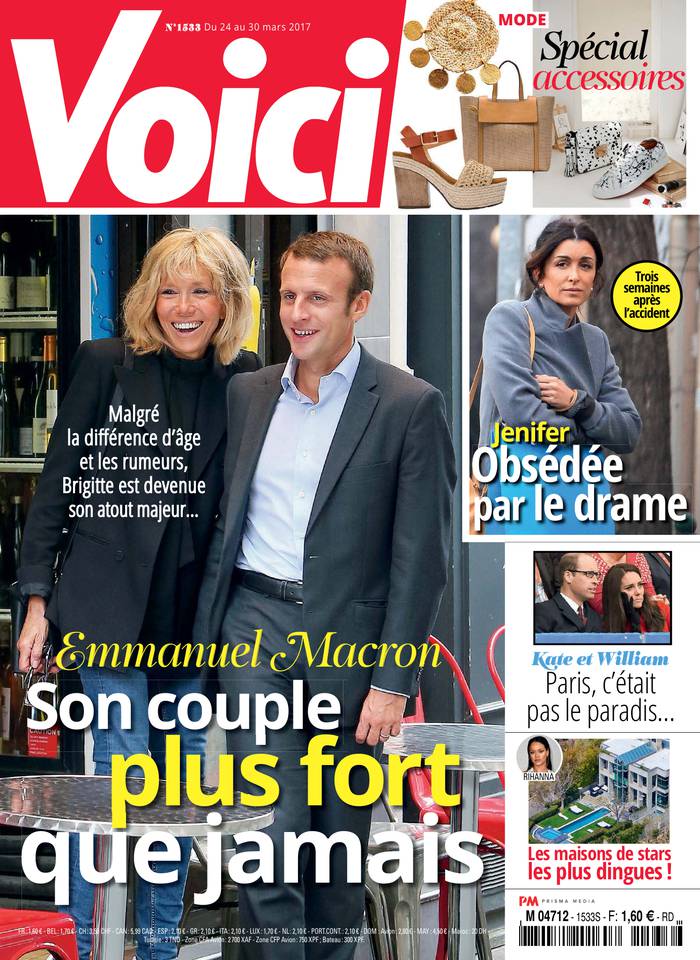 Voici 24 mars 2017 Voici N°1533 du 24 mars 2017 à télécharger sur iPad