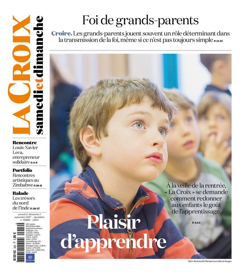 La Croix 02 septembre 2017 La Croix du 02 septembre 2017 à télécharger sur iPad