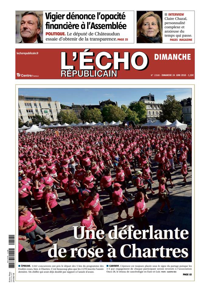 L'Écho Républicain 24 juin 2018 Abonnement L'Écho Républicain Pas Cher avec BOUQUET INFO ePresse.fr