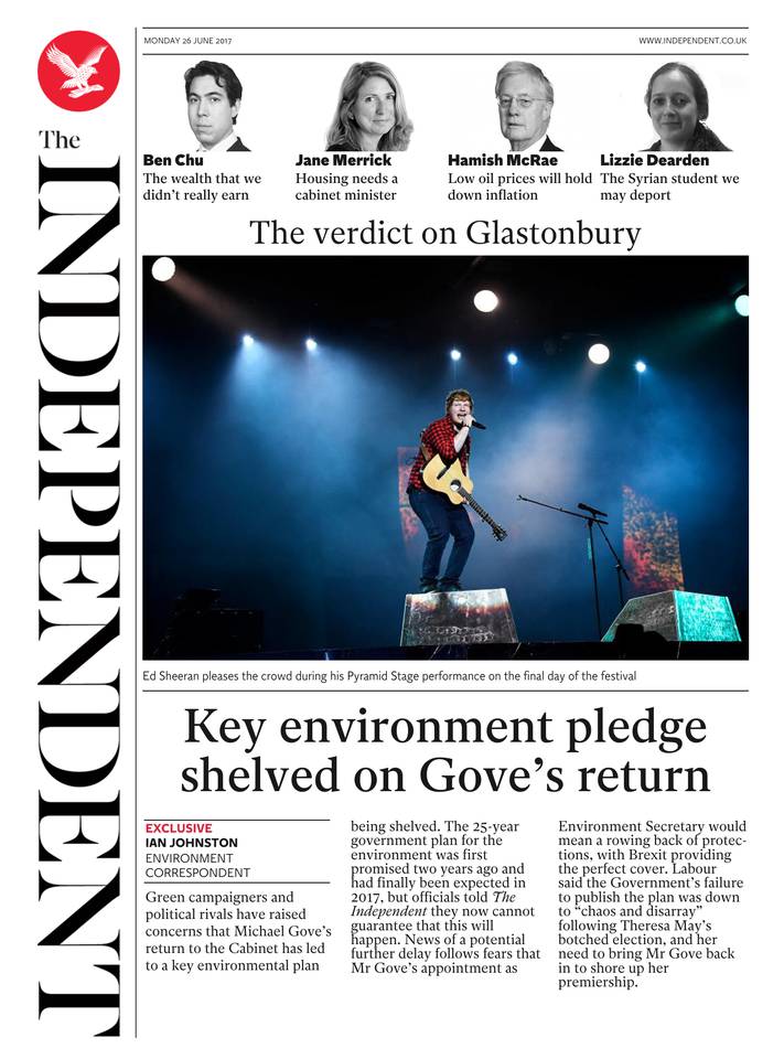 The Independent 26 juin 2017 Abonnement The Independent Pas Cher avec le BOUQUET INFO ePresse.fr