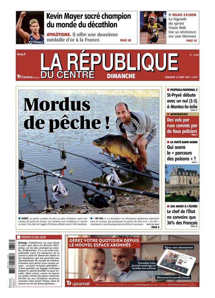 La République du Centre 13 août 2017 La République du Centre du 13 août 2017 à télécharger sur iPad