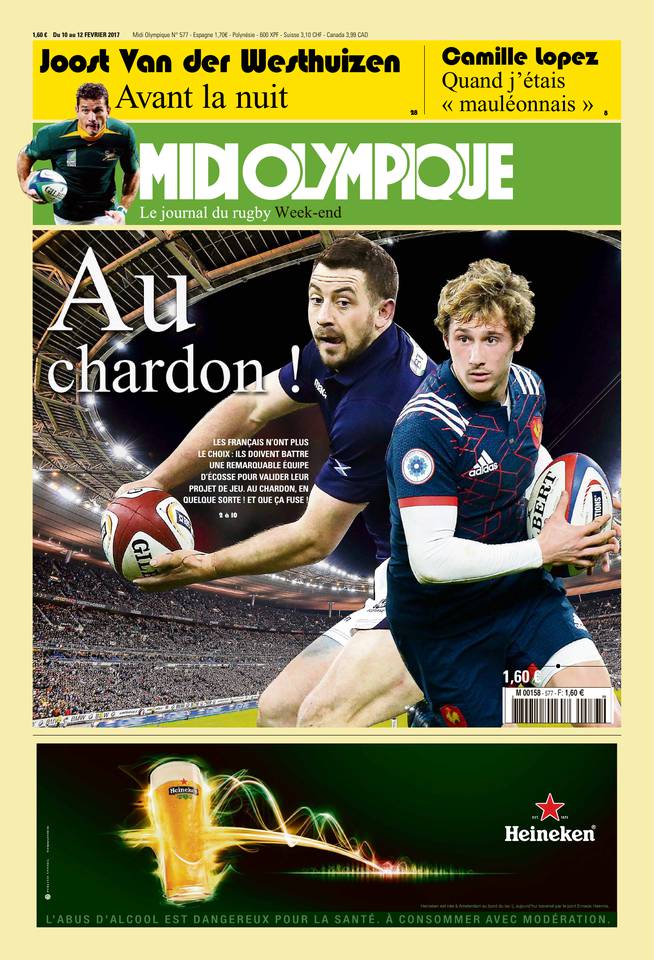 Midi Olympique Vert 10 février 2017 Midi Olympique Vert du 10 février 2017 à télécharger sur iPad