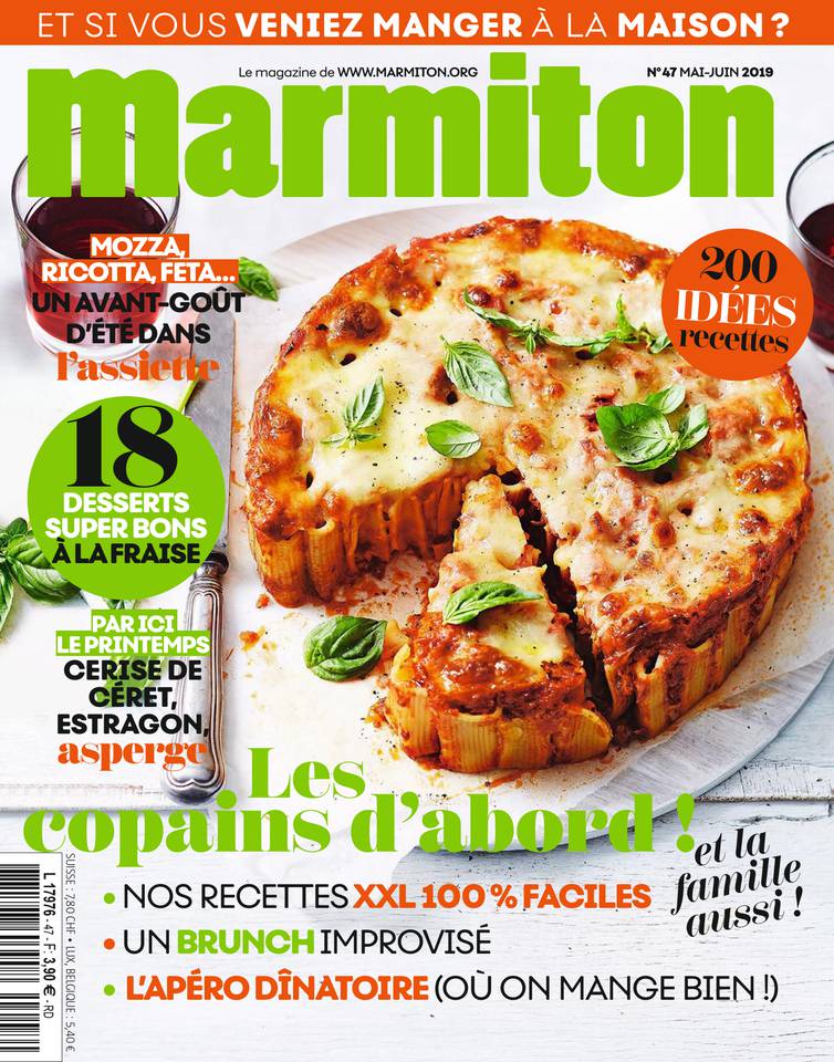 Marmiton Magazine 26 avril 2019 Abonnement Marmiton Pas Cher avec le BOUQUET À LA CARTE ePresse.fr