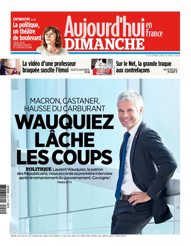 Aujourd'hui en France 21 octobre 2018 Aujourd'hui en France du 21 octobre 2018 à télécharger sur iPad