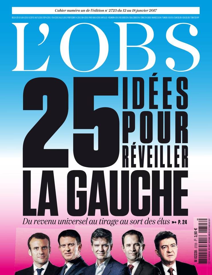 L'Obs 12 janvier 2017 L'Obs N°2723 du 12 janvier 2017 à télécharger sur iPad