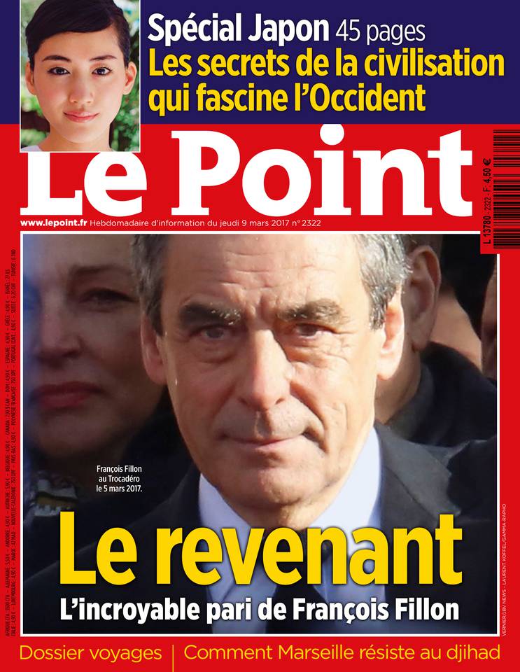 Le Point 09 mars 2017 Le Point N°2322 du 09 mars 2017 à télécharger sur iPad