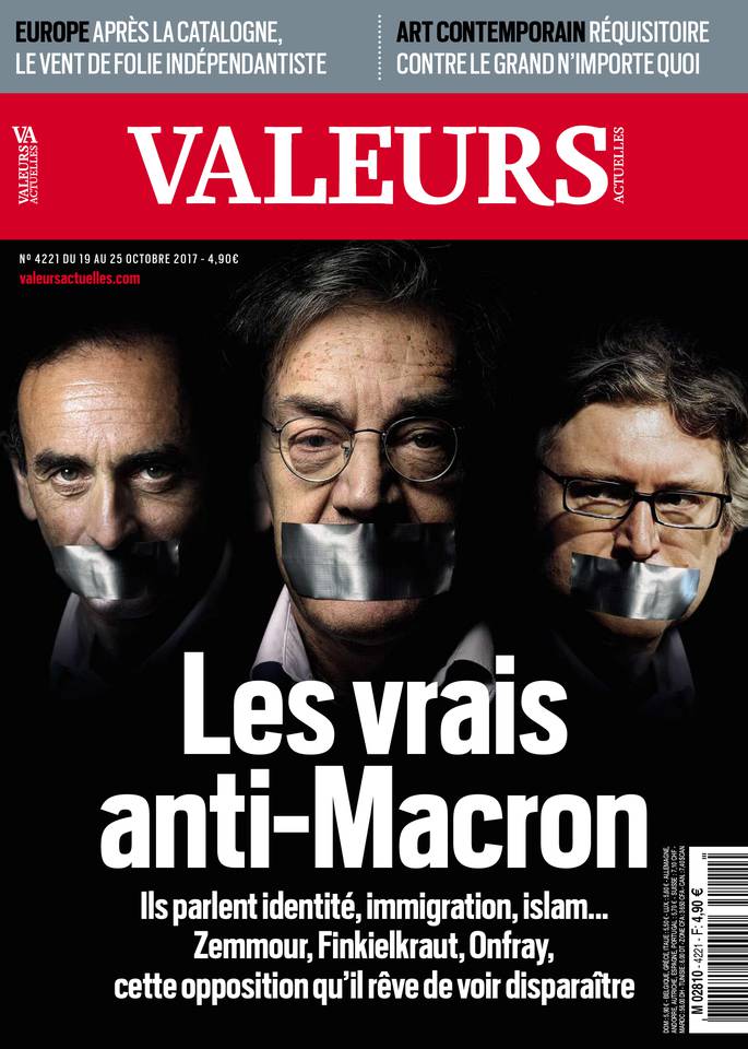 Valeurs actuelles 19 octobre 2017 Valeurs actuelles N°4221 du 19 octobre 2017 à télécharger sur iPad