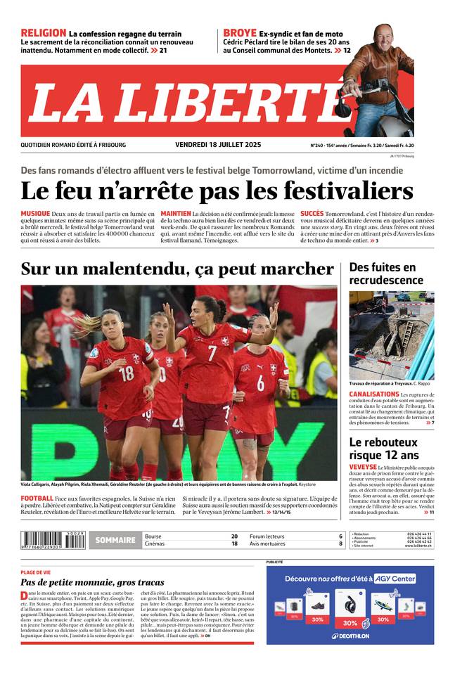 Couverture du magazine en date du 2025-07-18