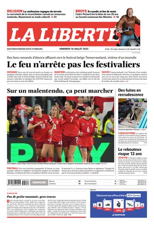 Couverture du magazine en date du 2025-07-18