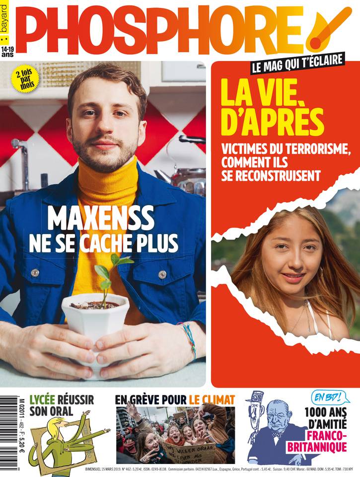 Phosphore 13 mars 2019 Phosphore N°462 du 13 mars 2019 à télécharger sur iPad