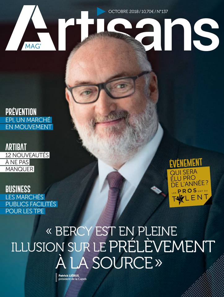 Artisans Mag' 16 octobre 2018 Abonnement Artisans Mag' Pas Cher avec l’OFFRE ePresse.fr