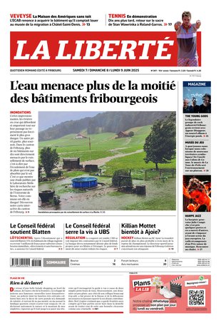 Couverture du magazine en date du 2025-06-07