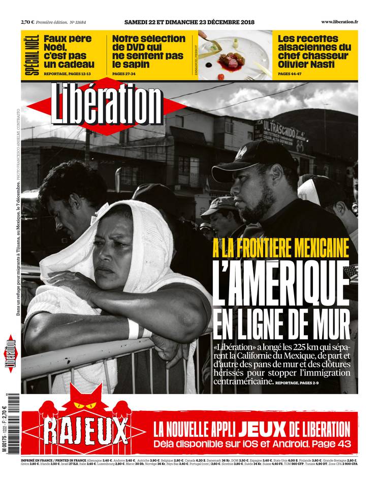 Libération 22 décembre 2018 Libération du 22 décembre 2018 à télécharger sur iPad