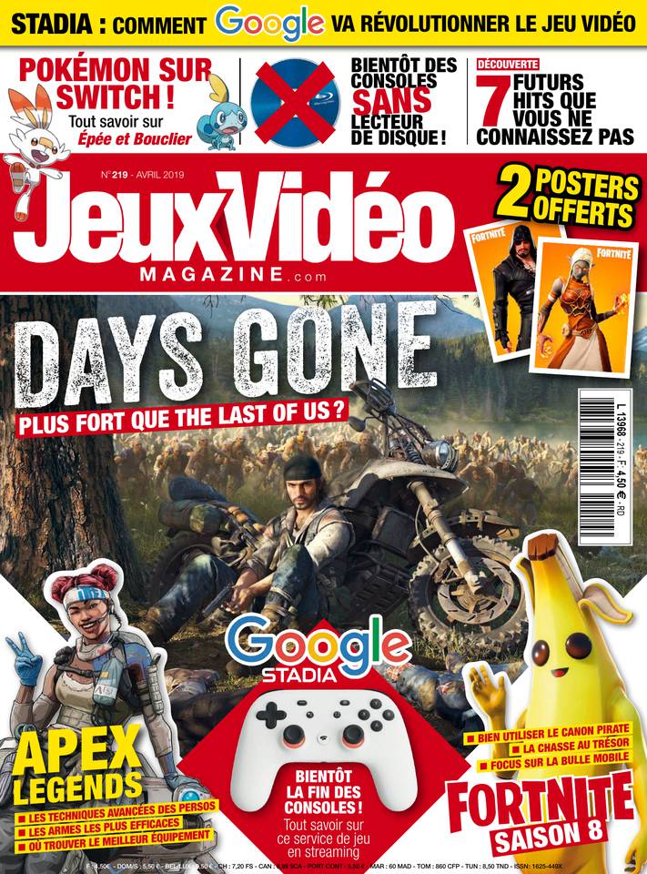 Jeux Vidéo Magazine 22 mars 2019 Abonnement Jeux Vidéo Mag Pas Cher avec le BOUQUET À LA CARTE ePresse.fr