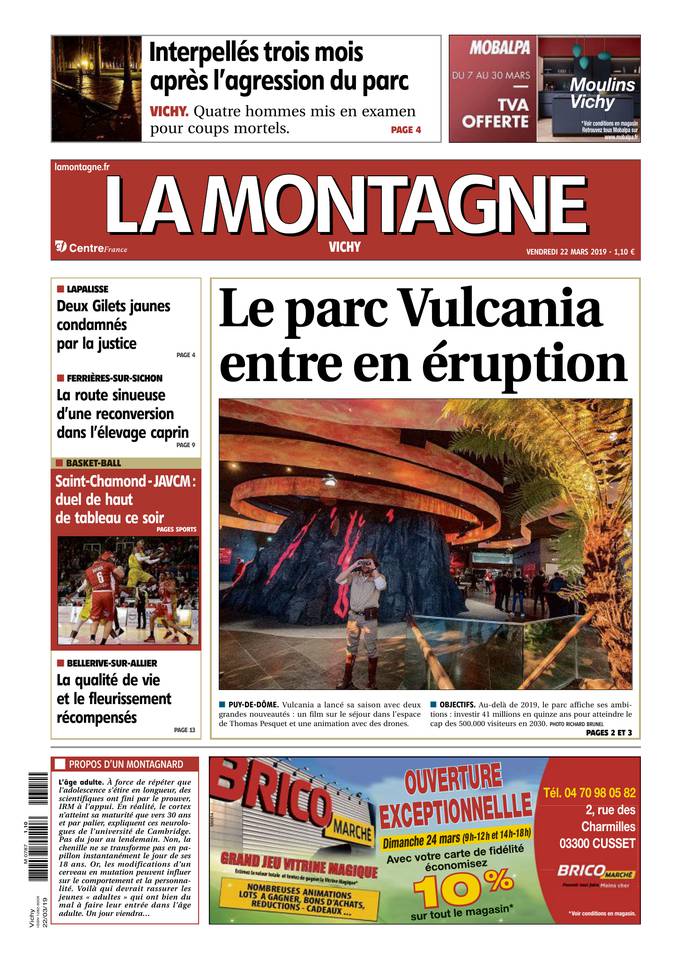 La Montagne 22 mars 2019 Abonnement La Montagne Pas Cher avec le BOUQUET INFO ePresse.fr