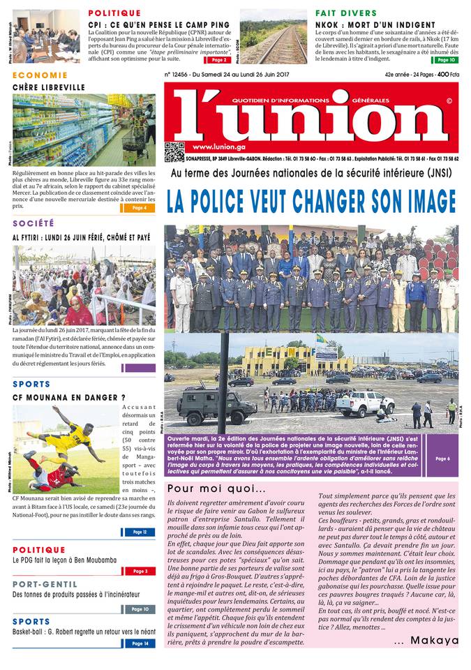 L'union 24 juin 2017 Abonnement à L’Union Pas Cher avec le BOUQUET INFO ePresse.fr