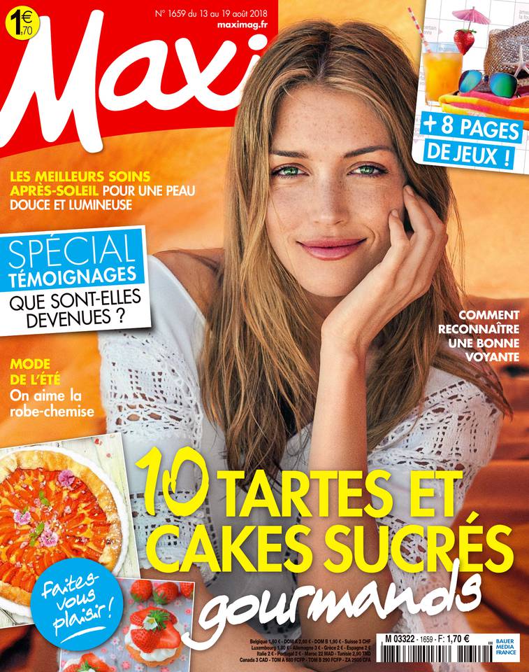 MAXI 13 août 2018 Abonnement à Maxi Pas Cher avec le BOUQUET ePresse.fr
