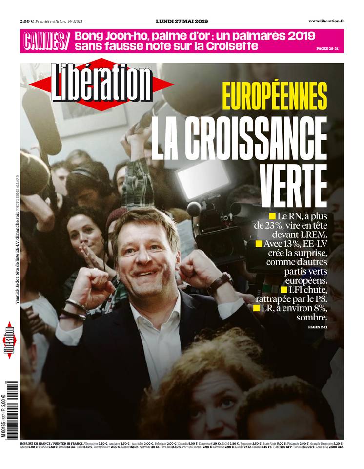 Libération 27 mai 2019 Abonnement à Libération Pas Cher avec le BOUQUET INFO ePresse.fr