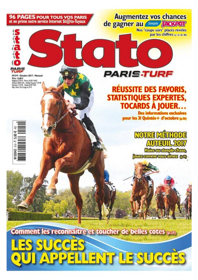 Stato Turf Magazine 01 octobre 2017 Abonnement Stato Turf Mag Pas Cher avec le BOUQUET ePresse.fr