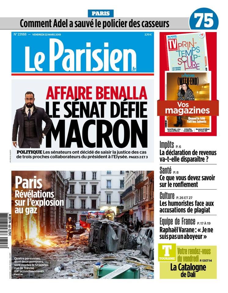 Le Parisien 22 mars 2019 Abonnement Le Parisien Pas Cher avec le BOUQUET INFO ePresse.fr