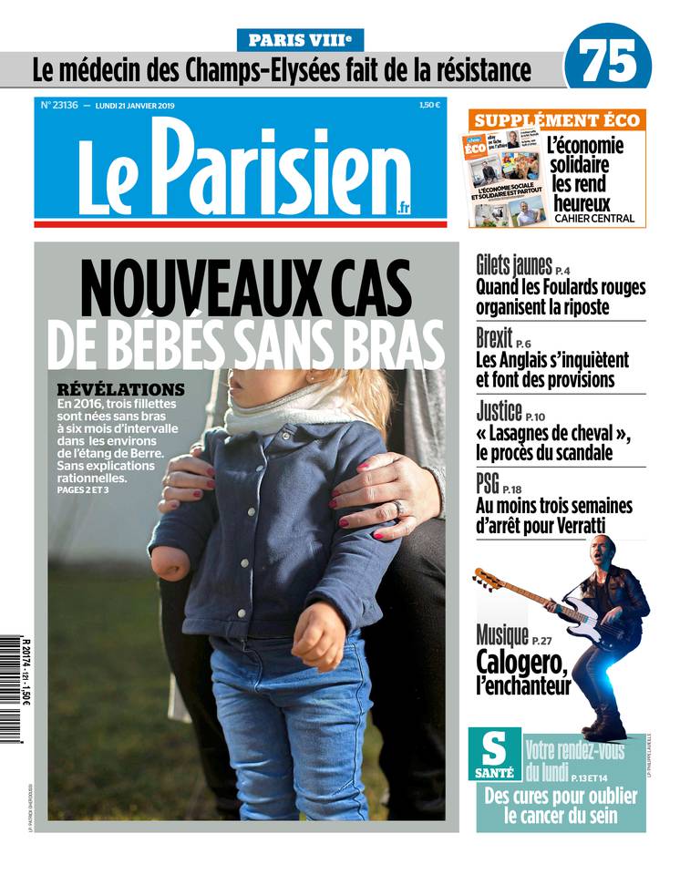 Le Parisien 21 janvier 2019 Abonnement Le Parisien Pas Cher avec le BOUQUET INFO ePresse.fr