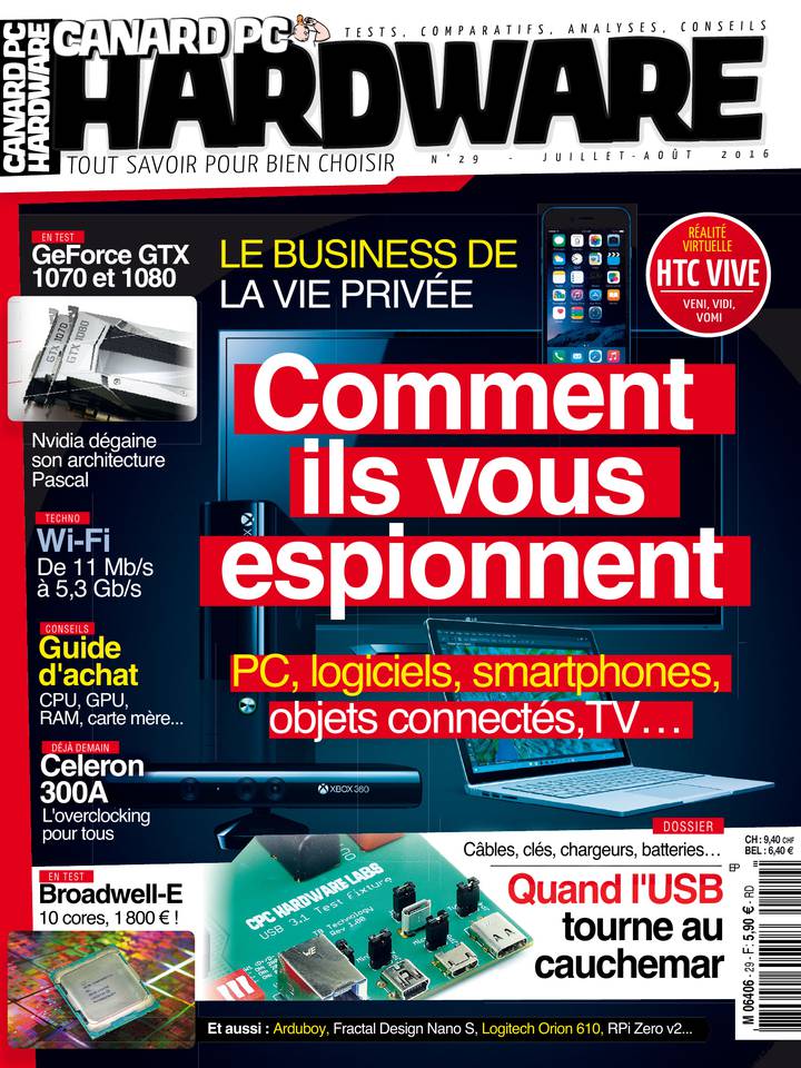 Canard PC Hardware 01 août 2016 Canard PC Hardware N°29 du 01 août 2016 à télécharger sur iPad