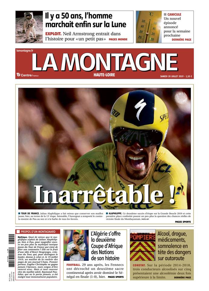 La Montagne 20 juillet 2019 Abonnement La Montagne Pas Cher avec le BOUQUET INFO ePresse.fr