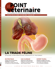 Couverture du dernier numero du Point Vétérinaire