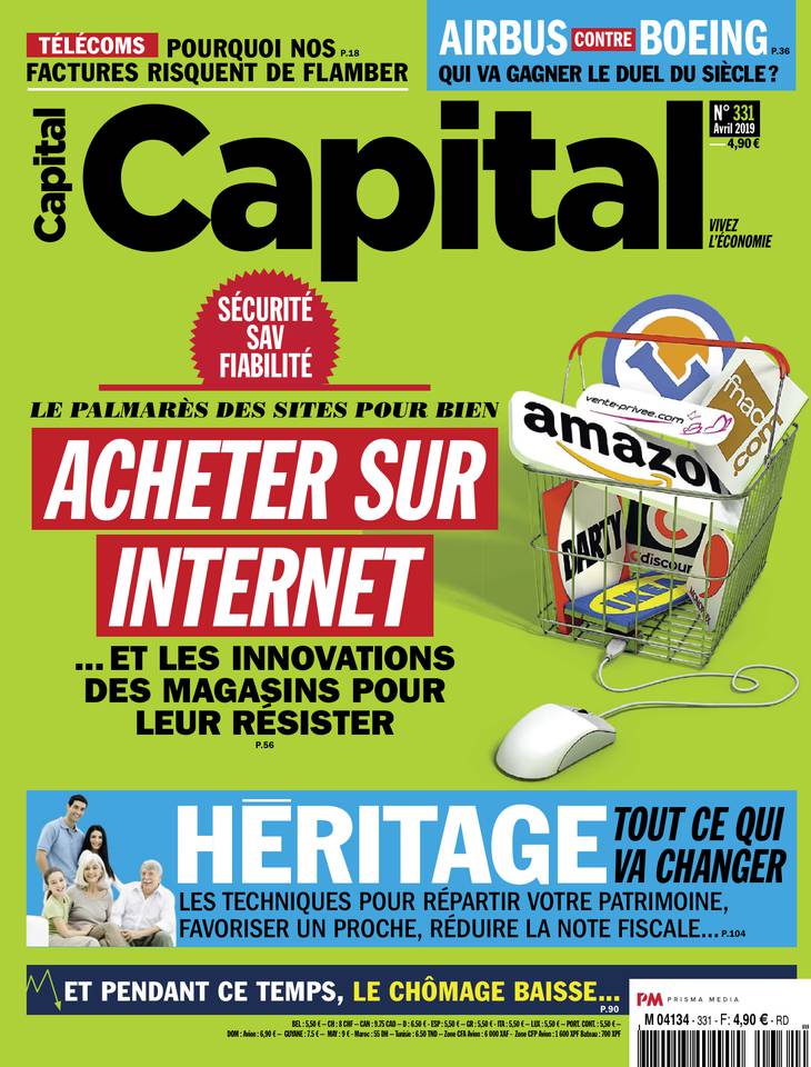 Capital 28 mars 2019 Abonnement à Capital Pas Cher avec le BOUQUET ÉCONOMIE ePresse.fr