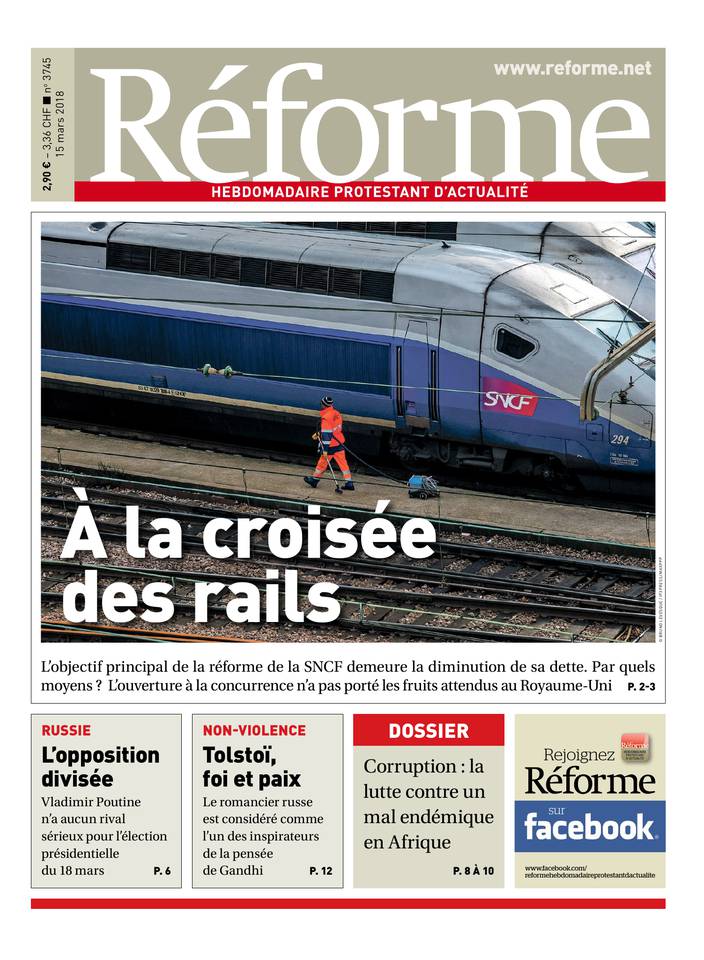 Réforme 15 mars 2018 Réforme N°3745 du 15 mars 2018 à télécharger sur iPad