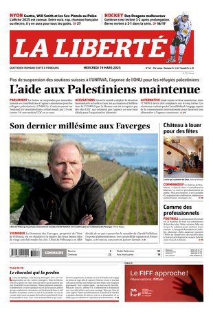 Couverture du magazine en date du 2025-03-19