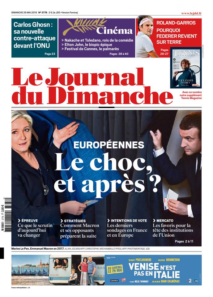 Le Journal du Dimanche 26 mai 2019 Abonnement Journal du Dimanche Pas Cher avec le BOUQUET ePresse.fr